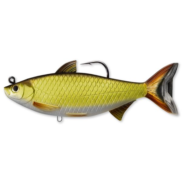 LIVETARGET Golden Shiner Swimbait - 8in - Gold/Black