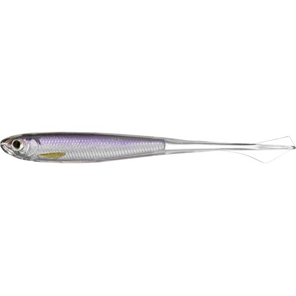 LIVETARGET Ghost Tail Minnow - 4-1/2in - Silver/Purple