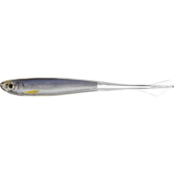 LIVETARGET Ghost Tail Minnow - 4-1/2in - Silver/Smoke