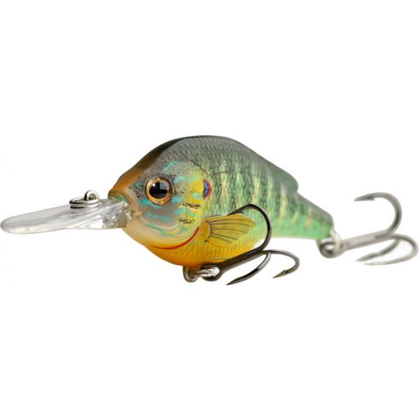 LIVETARGET Lures Pumkinseed Crankbait PS57M Medium Dive 2.25in