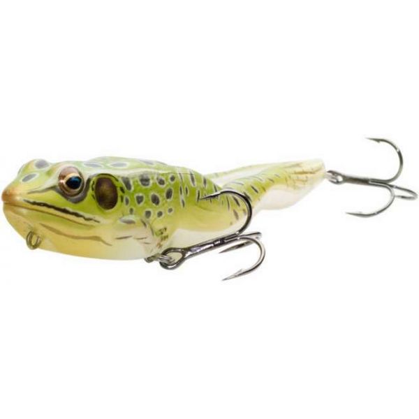 LIVETARGET Lures Walking Frog FGW105T 4-1/8in 500 Green/Yellow