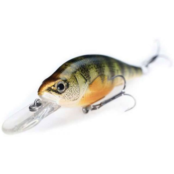 LIVETARGET Yellow Perch Crankbait/Jerkbait YP73D 2-7/8