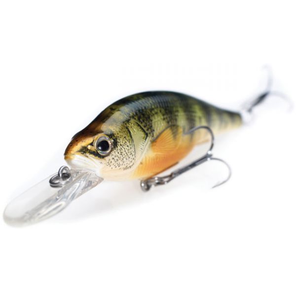 LIVETARGET Lures Yellow Perch Crankbait/Jerkbait YP73D 2-7/8in