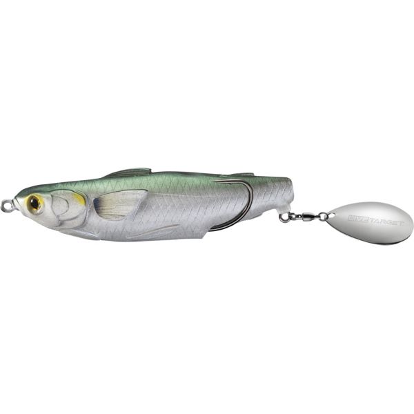 LIVETARGET Hollow Body Commotion Mullet - 4in - Silver