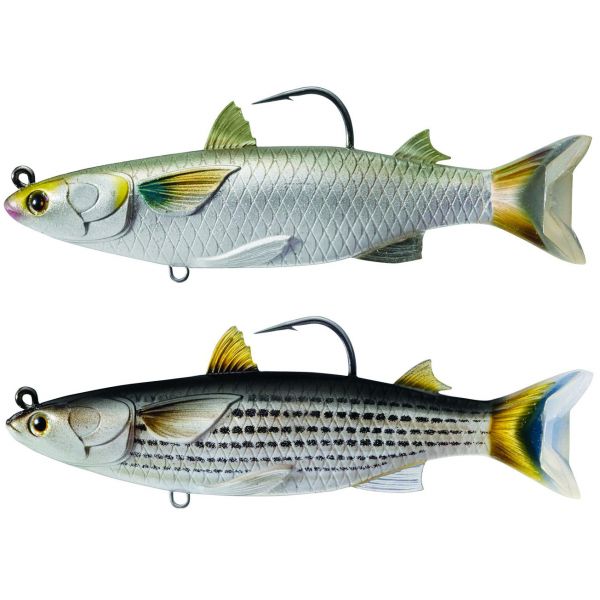 LIVETARGET Mullet Swimbait Lures - 4 1/2 in.