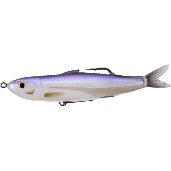 LIVETARGET Hollow Body Shiner - 4-1/2in - Violet Ghost Shiner