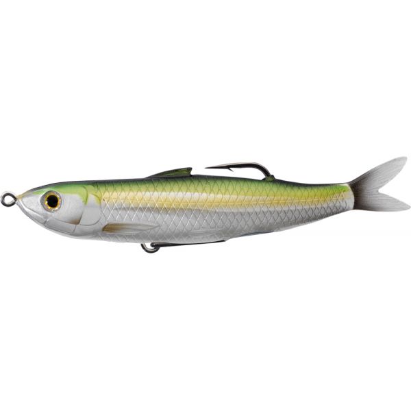 LIVETARGET Hollow Body Shiner - 4-1/2in - Metallic Lemon Lime