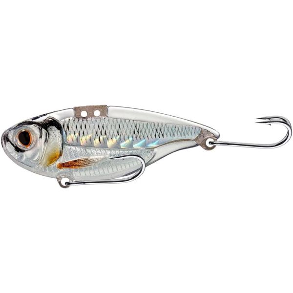 LIVETARGET Sonic Shad Blade Bait - 3/8oz - Silver/Pearl