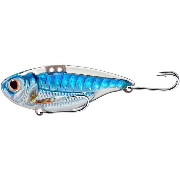 LIVETARGET Sonic Shad Blade Bait - 3/8oz - Silver/Blue