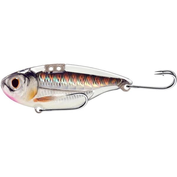 LIVETARGET Sonic Shad Blade Bait - 3/8oz - Glow/Black