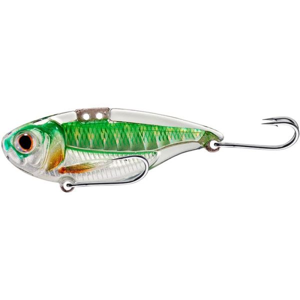 LIVETARGET Sonic Shad Blade Bait - 3/8oz - Silver/Pumpkin