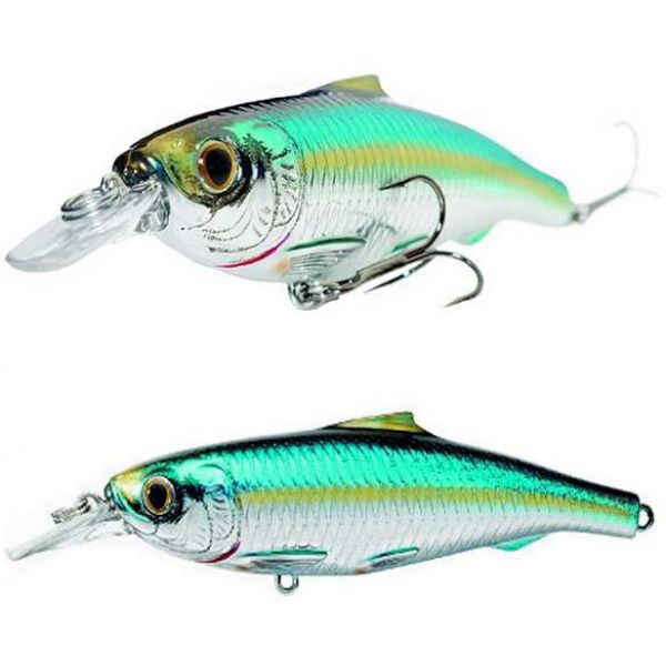 LIVETARGET SPJ105S Spanish Sardine Jerkbait Lure 931 Silver/Blue