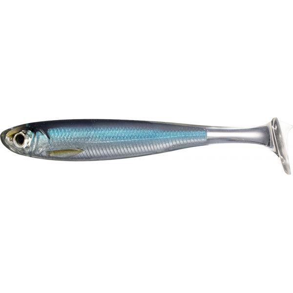 LIVETARGET Slow Roll Shiner - 4in - Silver/Blue