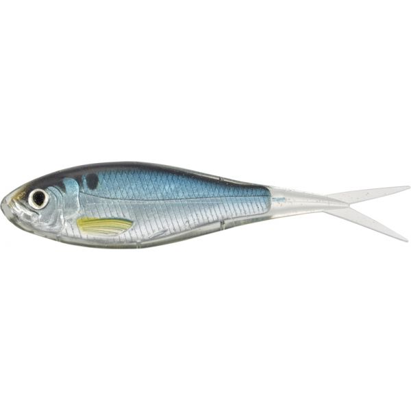 LIVETARGET Skip Shad - 4-1/4in - Silver/Blue