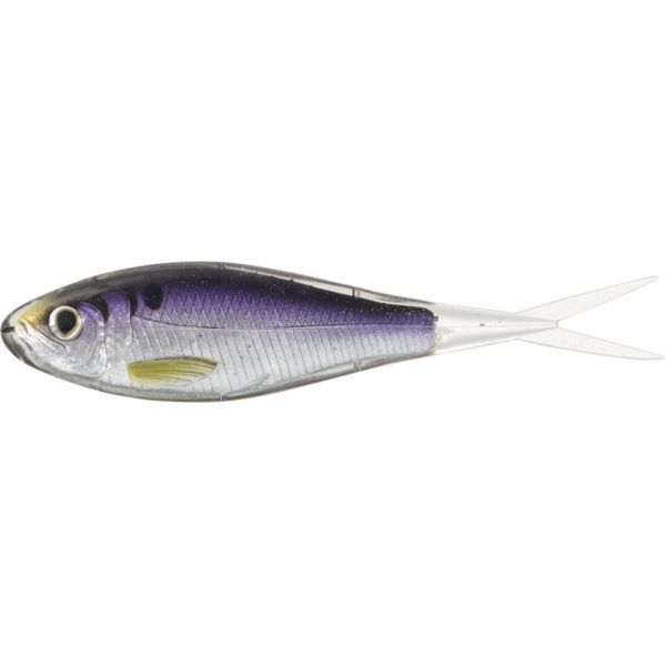 LIVETARGET Skip Shad - 4-1/4in - Silver/Purple