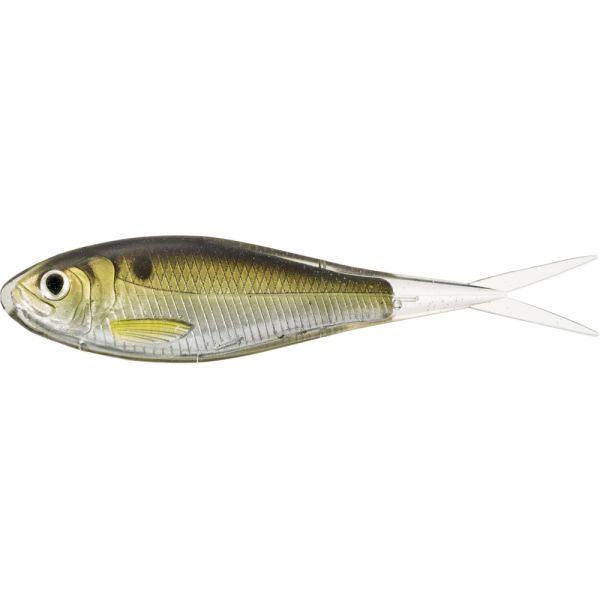 LIVETARGET Skip Shad - 4-1/4in - Silver/Brown