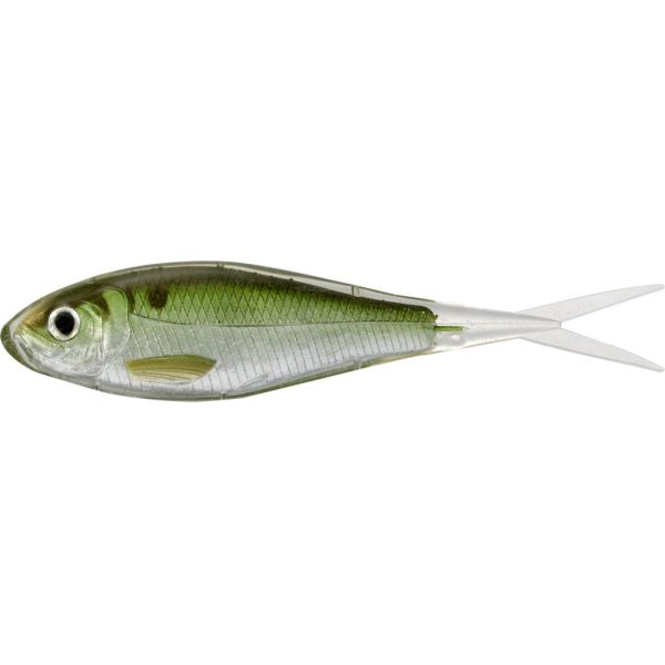 LIVETARGET Skip Shad - 4-1/4in - Silver/Green