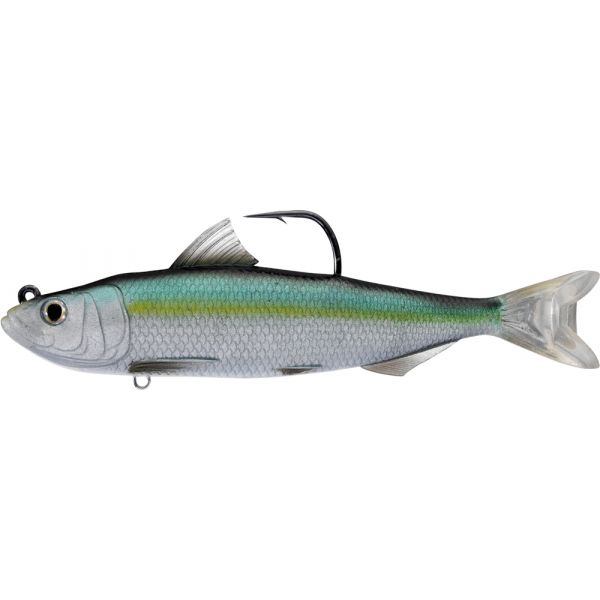 LIVETARGET Spanish Sardine Swimbait - 4-1/2in - Silver/Green