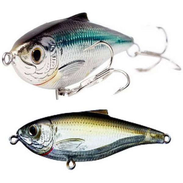 LIVETARGET SST115F Scaled Sardine Twitchbait Lure 902 Natural/Metallic