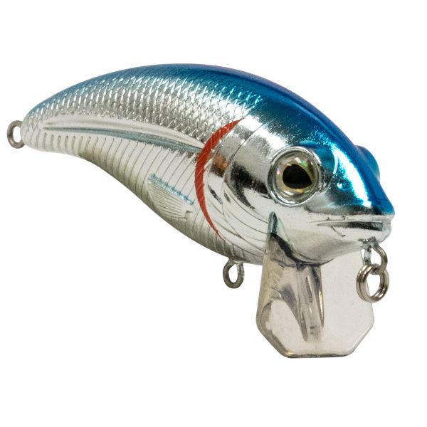 Livingston Lures 8007 Bull Nose Crankbait - Blue Back Chrome Shad