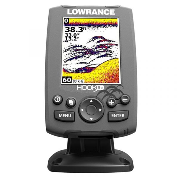 Lowrance 000-12635-001 HOOK-3x Fishfinder w/ 83/200 Transducer