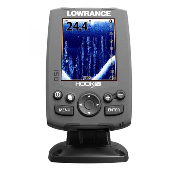 Lowrance 000-12636-001 HOOK-3x DSI Fishfinder w/ 455/800 Transducer