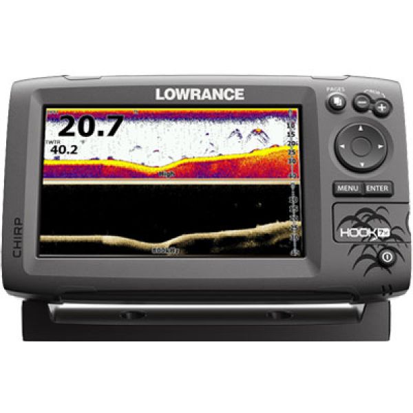 Lowrance 000-12660-001 HOOK-7x Fishfinder w/ HDI Transducer