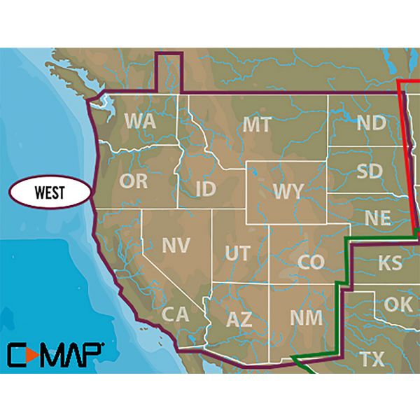 Lowrance 000-13727-001 C-MAP Lake Insight HD - West US