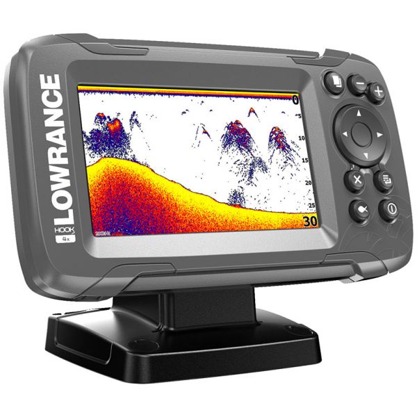 Lowrance HOOK2-4x 4in Fishfinder w/ Bullet Skimmer