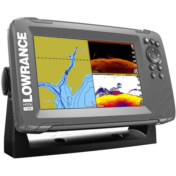 Lowrance HOOK2-7 7in Combo w/ SplitShot & US Inland Charts