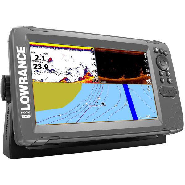 Lowrance HOOK2-9 9in Combo w/ SplitShot & US Inland Charts