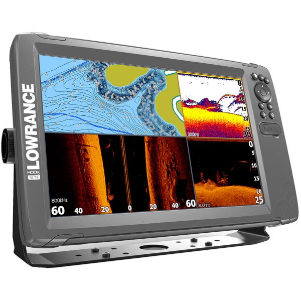 Lowrance HOOK2-12 12in Combo w/ TripleShot & US Inland Charts