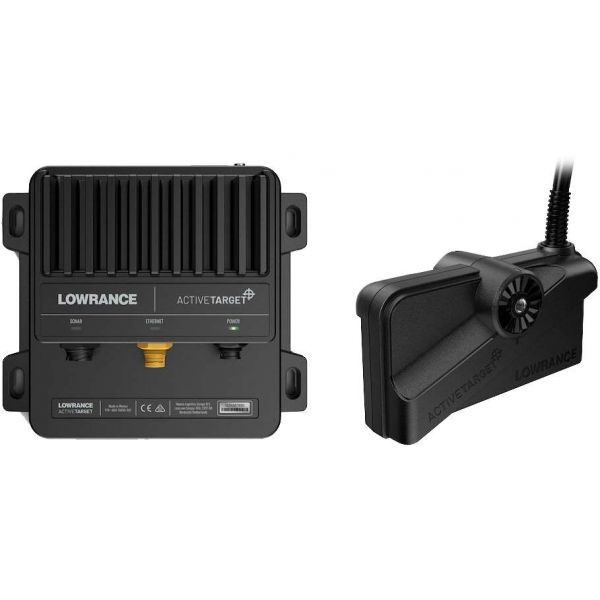 Lowrance 000-15593-001 ActiveTarget Live Sonar w/ Transom Mt Transducer