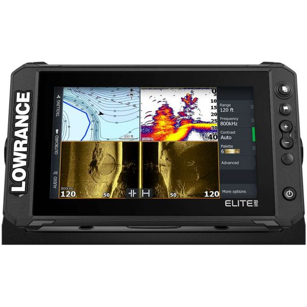 Lowrance Elite FS 9 w/ Active Imaging 3-in-1 Transom Mount Transducer