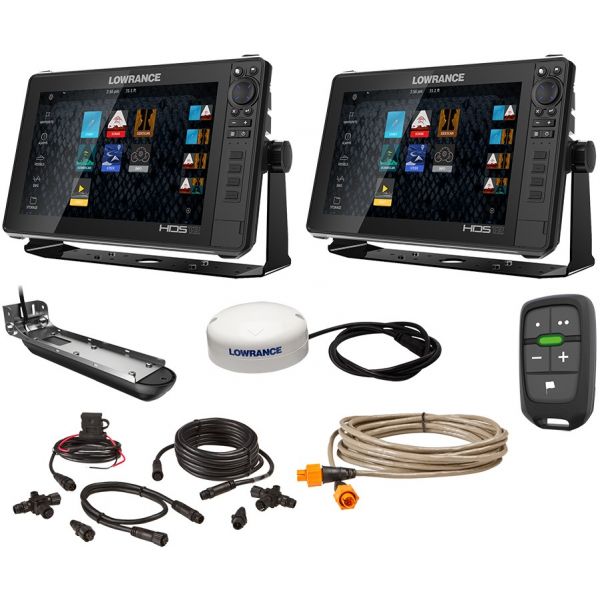 Lowrance HDS-12 LIVE Boat in a Box Bundle