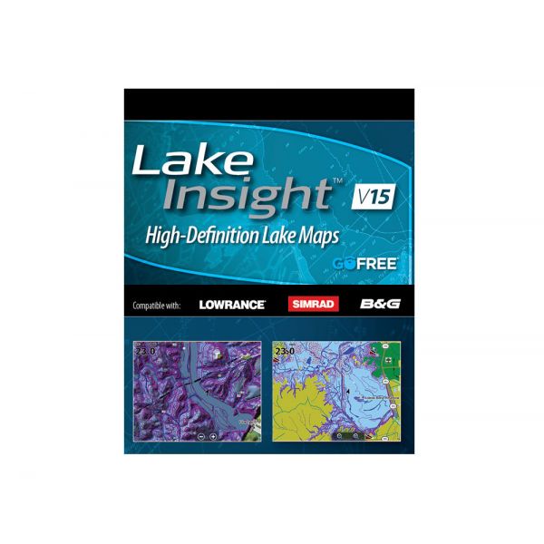 Lowrance Lake Insight High-Definition Lake Maps