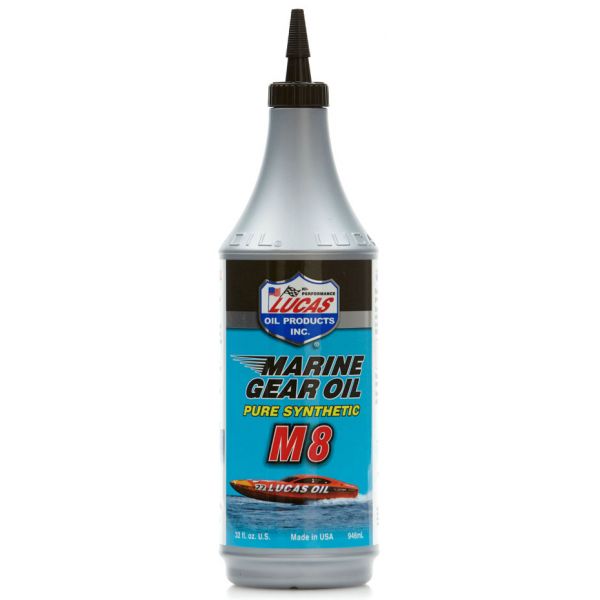 Lucas Oil Marine Gear Oil Synthetic SAE 75W90 M8 - 1 qt.