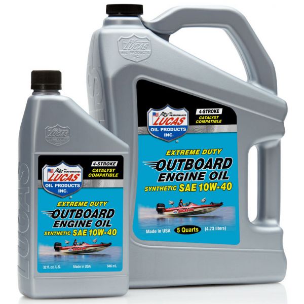 Lucas Oil Outboard Engine Oil Synthetic SAE 10W40