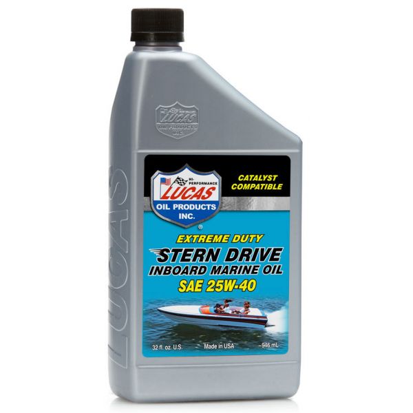 Lucas Oil Stern Drive Inboard Engine Oil SAE 25W40 - 1 qt.