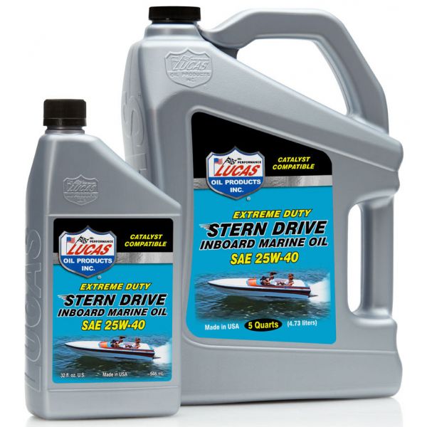 Lucas Oil Stern Drive Inboard Engine Oil SAE 25W40