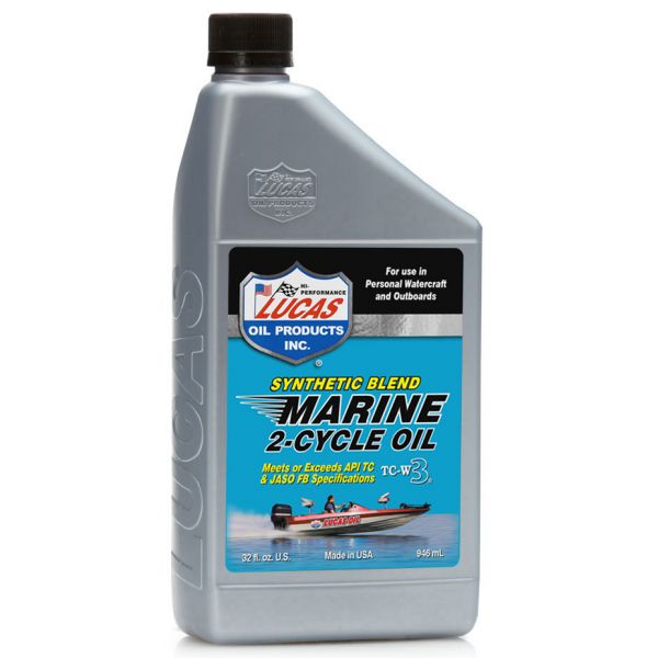 Lucas Oil Synthetic Blend 2-Cycle Marine Oil - 1 qt.