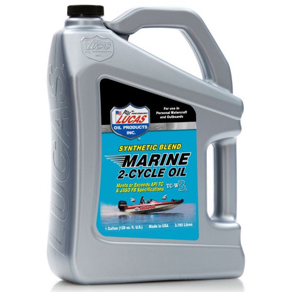 Lucas Oil Synthetic Blend 2-Cycle Marine Oil - 5 qt.