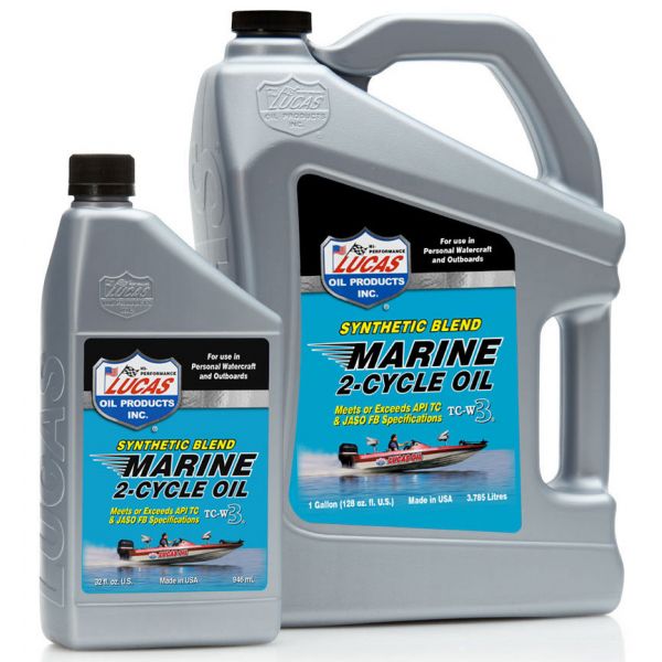 Lucas Oil Synthetic Blend 2-Cycle Marine Oil