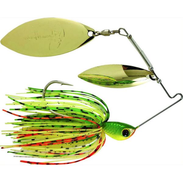 Luck-E-Strike Jimmy Houston Legends DW Spinnerbait - 1/2oz - Firetiger