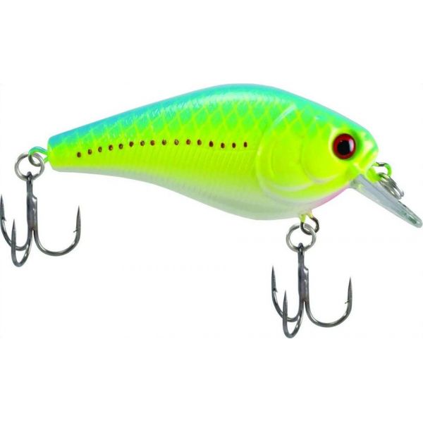 Luck-E-Strike RC2 Series 2 Squarebill Crankbait - Blue Chartreuse