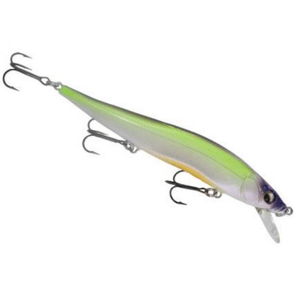 Luck-E-Strike Rick Clunn RC STX Jerkbait - Purple Green Apple