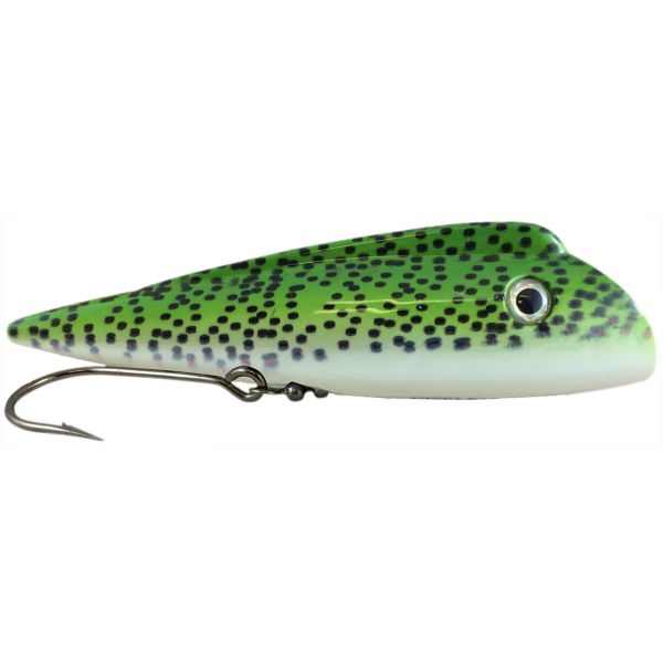 Lucky Bug Lucky Plug Lures - Large (5 in.) Green Speckle Back