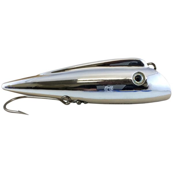 Lucky Bug Lucky Plug Lures - Small (2.75 in.) Chrome (Alaskan)