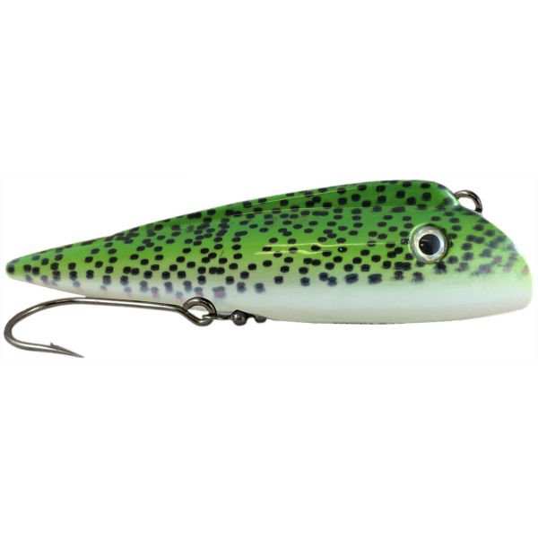 Lucky Bug Lucky Plug Lures - Small (2.75 in.) Green Speckle Back