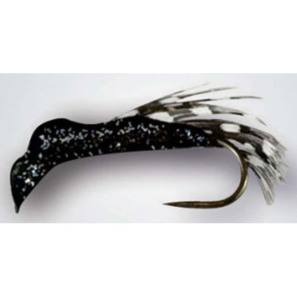 Lucky Bug #2 Bingo Bug Lure Black w/ Silver (Silver Reaper)